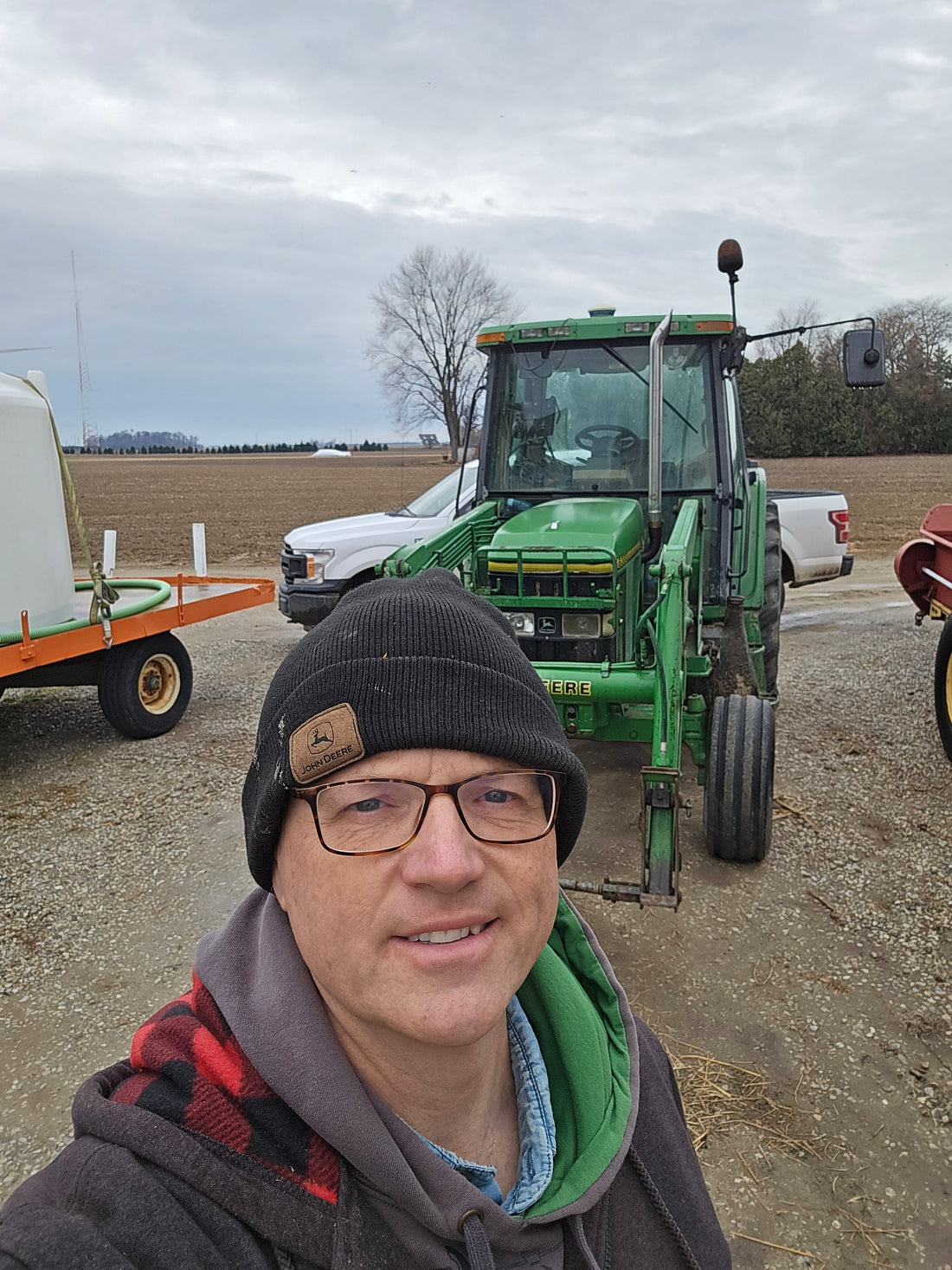 Dave told me to wash my tractor…