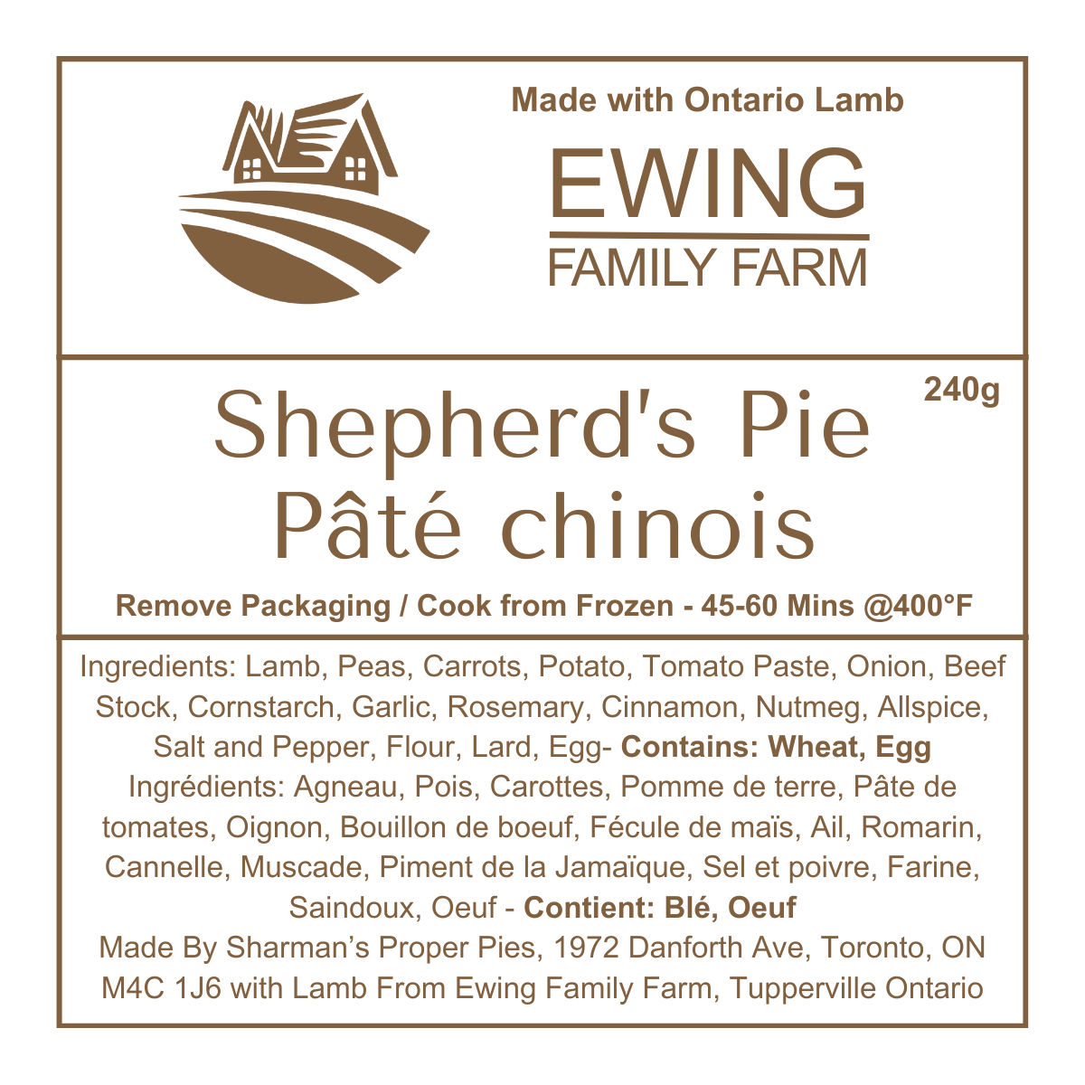 Shepherd's Pie - Single Serving